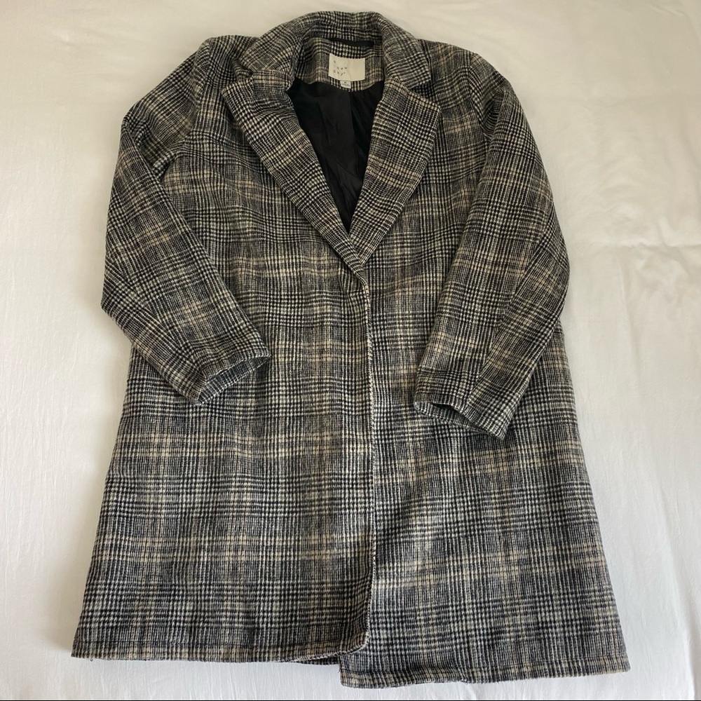 A New Day Plaid Coat - Picture 3 of 7
